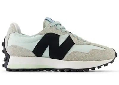 NEW BALANCE 327 LIGHT BLUE (WOMEN'S) SNEAKERS IN WHITE/BLACK/GREY