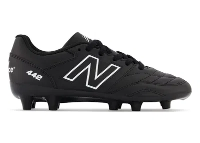 NEW BALANCE 442 V2 ACADEMY FG (GS/PS) SNEAKERS IN BLACK/WHITE