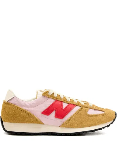 NEW BALANCE 471 SUEDE AND NYLON SNEAKERS