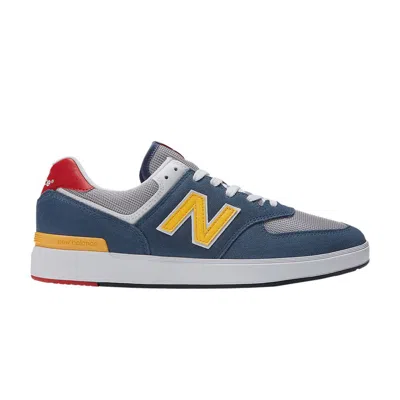 NEW BALANCE 574 COURT 'NAVY GREY YELLOW'