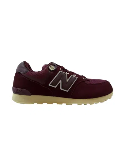 NEW BALANCE 574 "DARK BURGUNDY" SNEAKERS