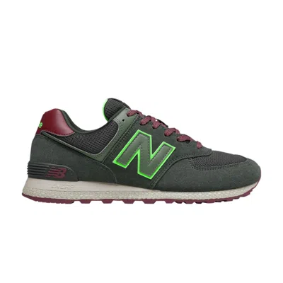 NEW BALANCE 574 'DARK OLIVE ENERGY LIME'