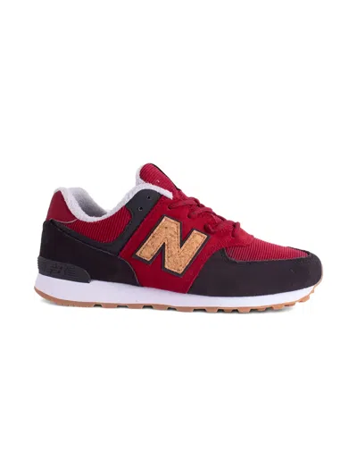 NEW BALANCE 574 "RED/BLACK" SNEAKERS