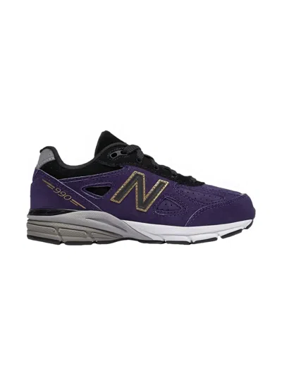 NEW BALANCE 990V4 "DARK PURPLE" SNEAKERS
