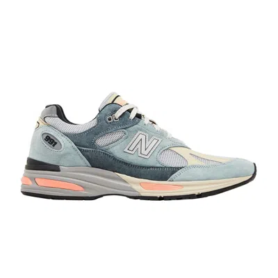 NEW BALANCE 991V2 MADE IN ENGLAND 'SILVER BLUE TURBULENCE'