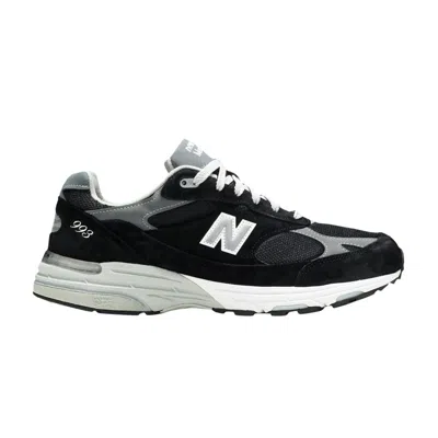 NEW BALANCE 993 MADE IN USA 2E WIDE 'BLACK WHITE'