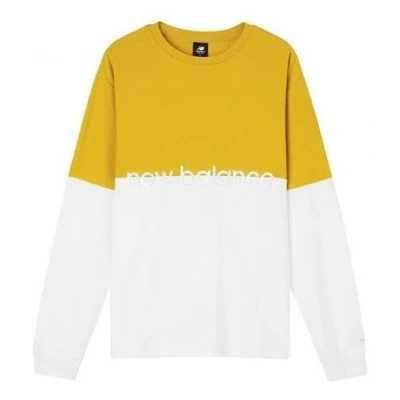 NEW BALANCE New Balance Athletics Pique Stripe Tops 'Yellow White'
