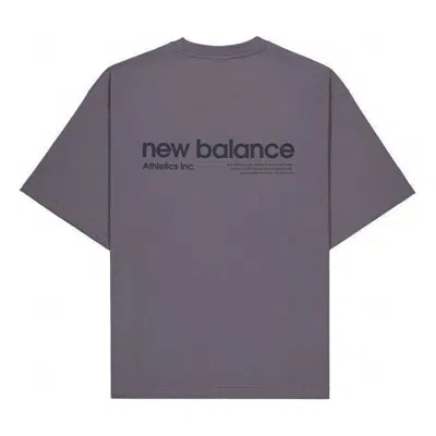 NEW BALANCE New Balance Athletics Small NB Logo T-Shirt Asia Sizing 'Purple'