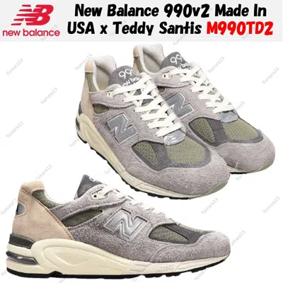 NEW BALANCE BALANCE 990V2 MADE IN USA X TEDDY SANTIS M990TD2 MEN'S SIZE