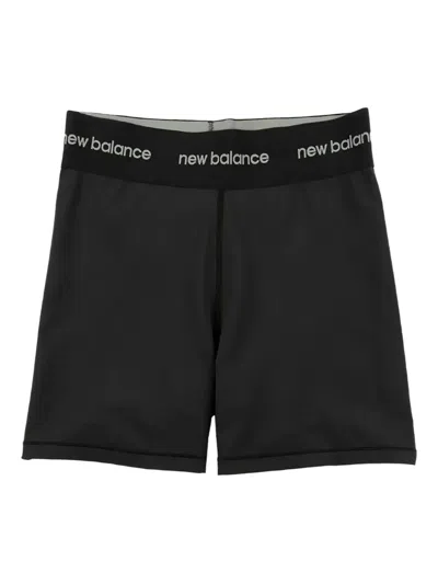 NEW BALANCE ELASTICATED-WAISTBAND SHORTS