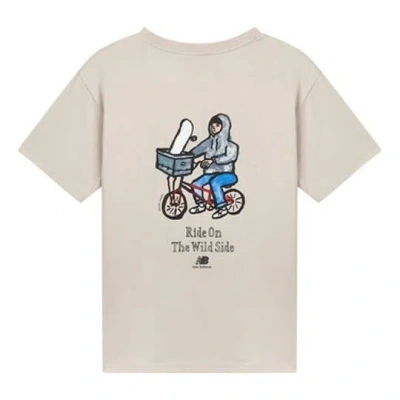 NEW BALANCE New Balance Graphic Print Tee 'Beige Blue'