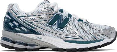 NEW BALANCE GREEN & SILVER 1906R SNEAKERS