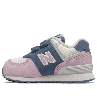 NEW BALANCE New Balance Hook / Loop 574 Blue Pink Toddler