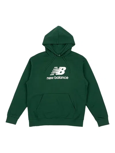 NEW BALANCE LOGO FRENCH-TERRY HOODIE