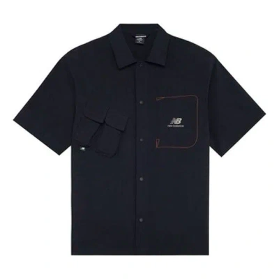 NEW BALANCE New Balance Logo Short-Sleeve Shirt 'Black'