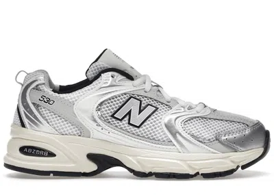 NEW BALANCE MEN'S NEW BALANCE 530 SNEAKERS IN SILVER/CREAM