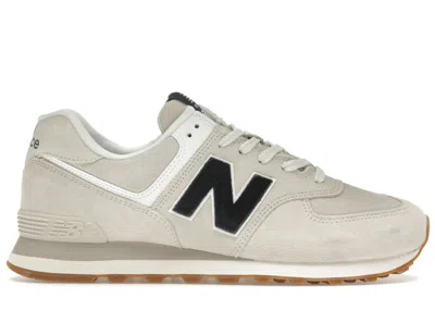 NEW BALANCE MEN'S NEW BALANCE 574 SNEAKERS IN NIMBUS/BLACK/GUM