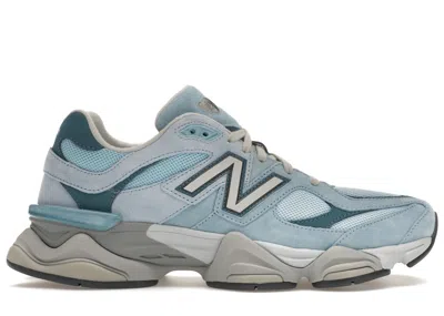 NEW BALANCE MEN'S NEW BALANCE 9060 SNEAKERS IN LIGHTIN CHROME BLUE/LIGHT CHROME BLUE/ELEMENTAL BLUE
