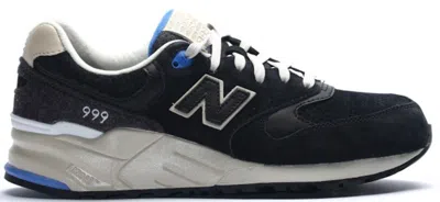 NEW BALANCE MEN'S NEW BALANCE 999 WOOLY MAMMOTH SNEAKERS IN BLACK/BLUE