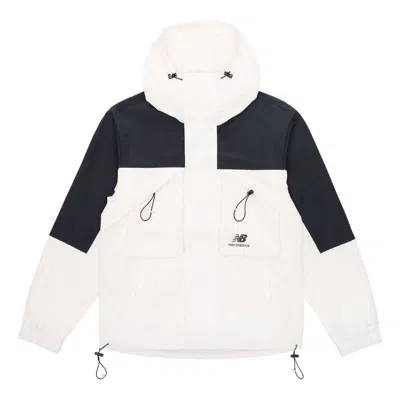 NEW BALANCE New Balance Men's New Balance Multiple Pockets Casual Sports Breathable Woven Jacket White