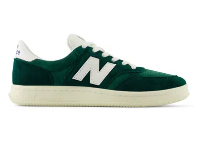 NEW BALANCE MEN'S NEW BALANCE T500 SNEAKERS IN MARSH GREEN/ANGORA/SEA SALT