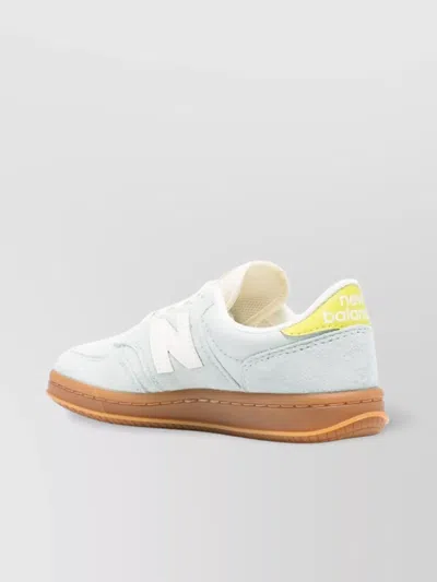 NEW BALANCE PERFORATED TOEBOX ROUND TOE CONTRAST SOLE SNEAKERS