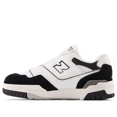 NEW BALANCE (PS) New Balance 550 Bungee Lace with Top Strap 'White Black'