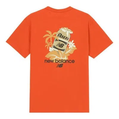 NEW BALANCE New Balance Running Graphic Logo Tee 'Orange Yellow'
