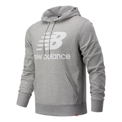 NEW BALANCE New Balance Stacked Logo Hoodie 'Grey'