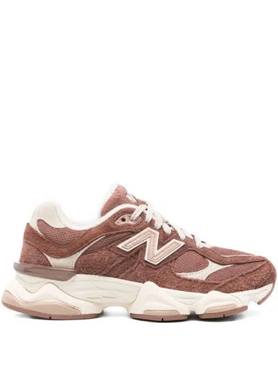 NEW BALANCE SUEDE PANELLED SNEAKERS