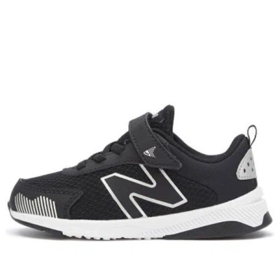 NEW BALANCE (TD) New Balance Dynasoft 545 Bungee Lace with Top Strap 'Black White'