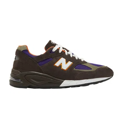 NEW BALANCE TEDDY SANTIS X 990V2 MADE IN USA 'BROWN PURPLE'