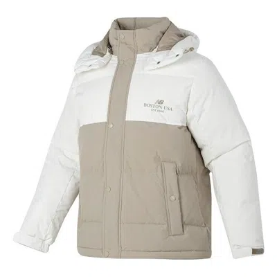 NEW BALANCE New Balance Windproof Down Jacket 'White Beige'