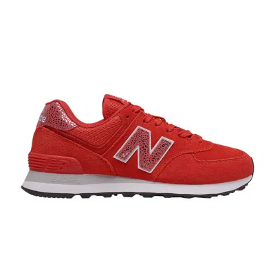 NEW BALANCE WMNS 574 'ANIMAL PRINT - RED'