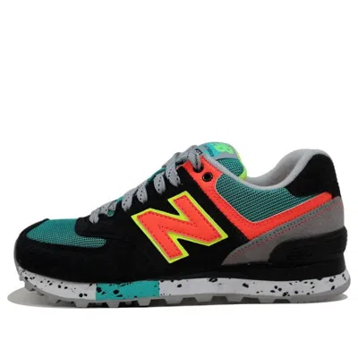 NEW BALANCE (WMNS) New Balance 574 'Black Neon Orange'