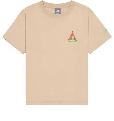 NEW BALANCE (WMNS) New Balance Cartoon Short Sleeve T-Shirt 'Pink'