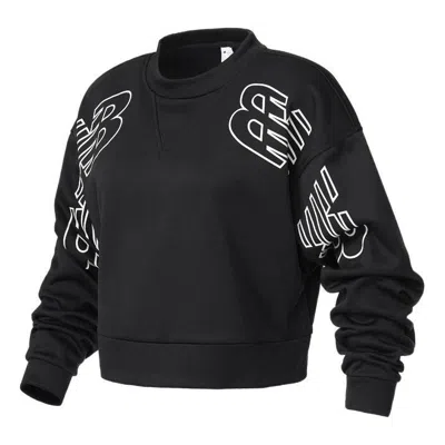 NEW BALANCE (WMNS) New Balance Relentless Boxy Pullover 'Black White'