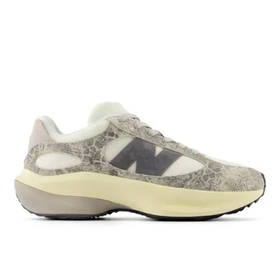 NEW BALANCE UNISEX WRPD RUNNER IN WHITE/GREY/BEIGE SUEDE/MESH, SIZE 9
