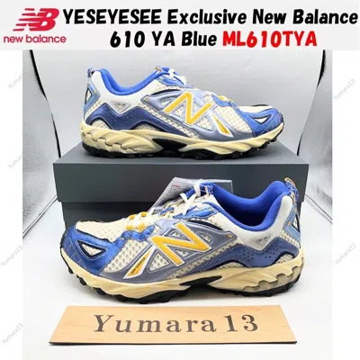 NEW BALANCE YESEYESEE EXCLUSIVE BALANCE 610 YA BLUE ML610TYA MEN'S SIZE