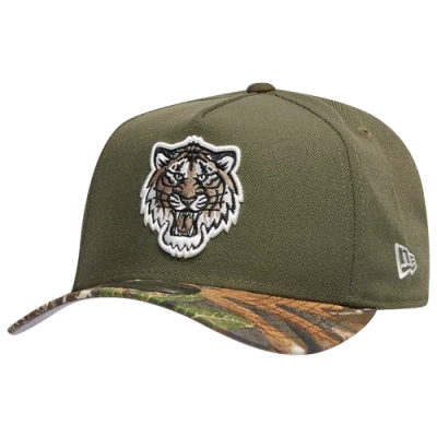 NEW ERA DETROIT TIGERS NEW ERA TIGERS 9FORTY OLIVE REALTREE A-FRAME CAP