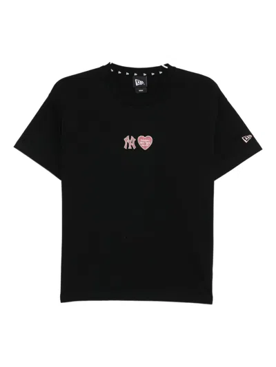 NEW ERA LOGO-EMBROIDERED T-SHIRT