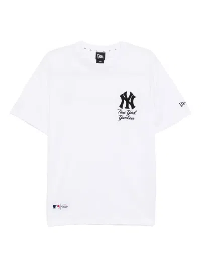NEW ERA LOGO-EMBROIDERED T-SHIRT