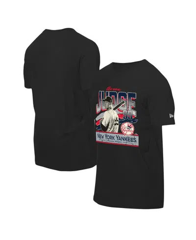 NEW ERA MEN'S AARON JUDGE BLACK NEW YORK YANKEES BATTER UP T-SHIRT