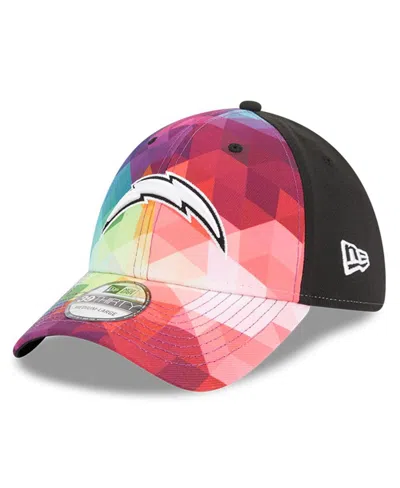 NEW ERA MEN'S AND WOMEN'S NEW ERA MULTICOLOR, BLACK LOS ANGELES CHARGERS 2023 NFL CRUCIAL CATCH 39THIRTY FLE