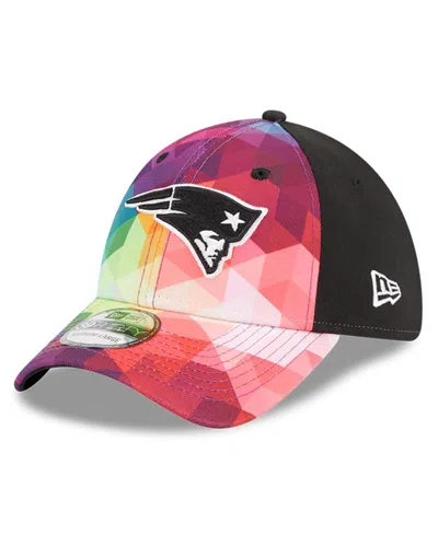 NEW ERA MEN'S AND WOMEN'S NEW ERA MULTICOLOR, BLACK NEW ENGLAND PATRIOTS 2023 NFL CRUCIAL CATCH 39THIRTY FLE