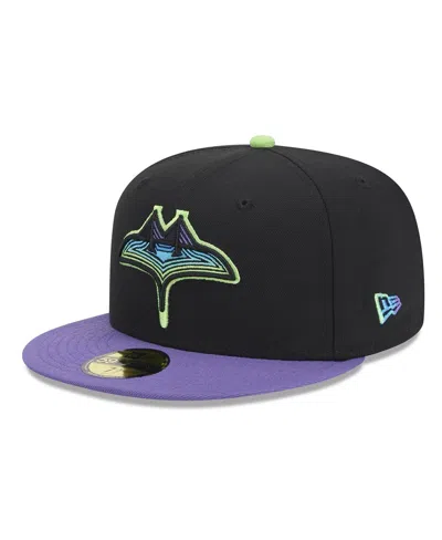 NEW ERA MEN'S BLACK TAMPA BAY RAYS 2024 CITY CONNECT 59FIFTY FITTED HAT