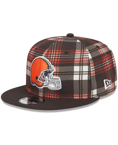 NEW ERA MEN'S BROWN CLEVELAND BROWNS 2024 SIDELINE STATEMENT 9FIFTY SNAPBACK HAT