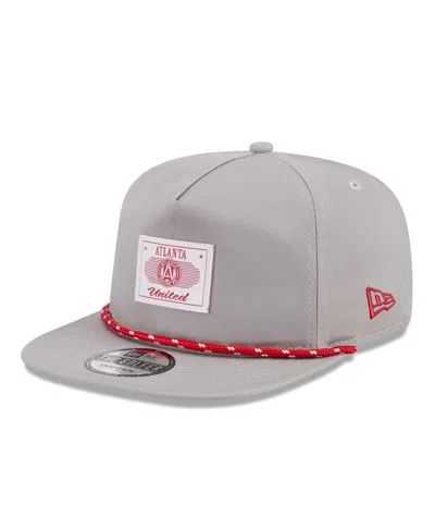 NEW ERA MEN'S GRAY ATLANTA UNITED FC ESTABLISHED PATCH 9FORTY A-FRAME TRUCKER ADJUSTABLE HAT
