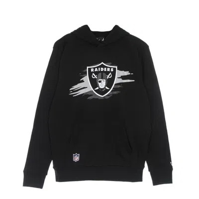 NEW ERA MEN'S HOODIE NFL TEAR LOGO HOODIE LASRAI BLACK/GREY