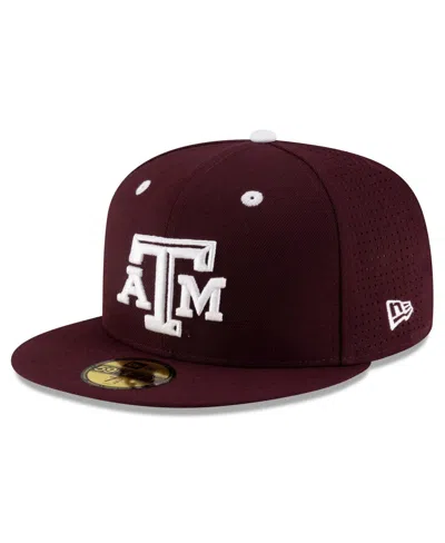 NEW ERA MEN'S MAROON TEXAS A&M AGGIES ON-FIELD 59FIFTY FITTED HAT